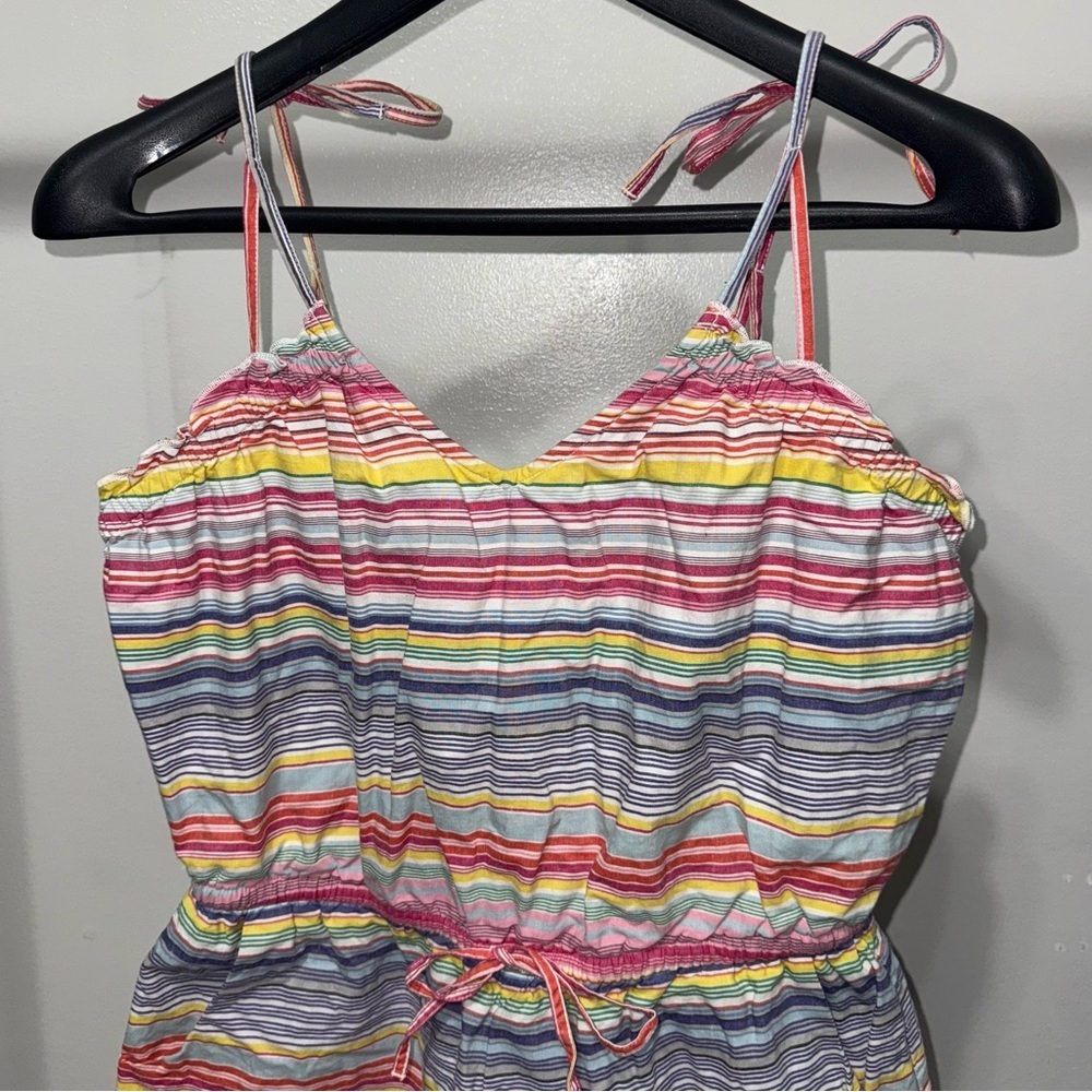 Modcloth Multicolor Striped Romper - Picture 3 of 11